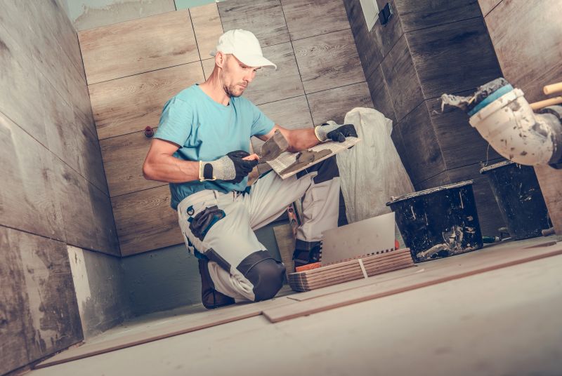 Our team working on Bathroom Remodeling projects in Lusby, MD