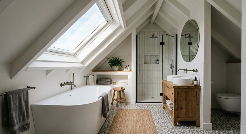 Attic Bathroom Remodeling in Lusby, MD