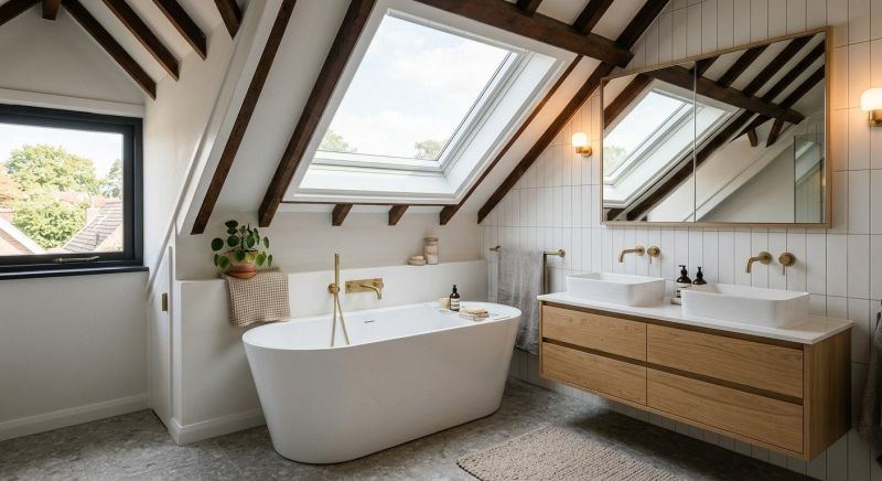 Attic Bathroom Remodeling in Lusby, MD