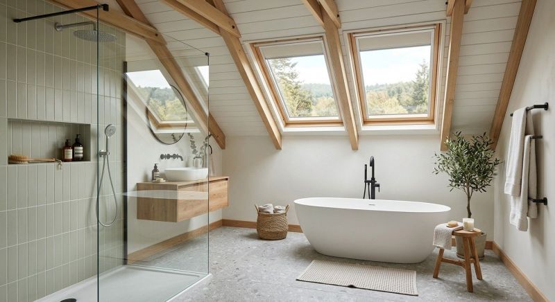 Attic Bathroom Remodeling in Lusby, MD