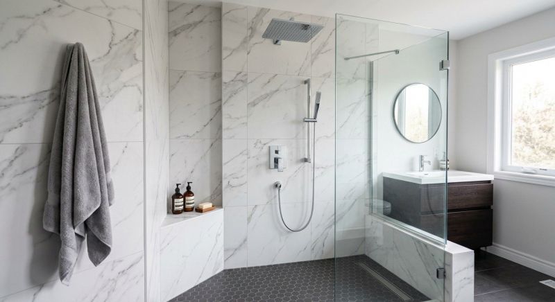 Bathroom Shower Renovation in Lusby, MD